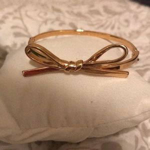 kate spade Jewelry - Gold Plates Kate Spade New York Bow Bangle kate spade Jewelry - Gold Plates Kate Spade New York Bow Bangle